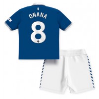 Everton Amadou Onana #8 Hemmatröja Barn 2023-24 Kortärmad (+ Korta byxor)